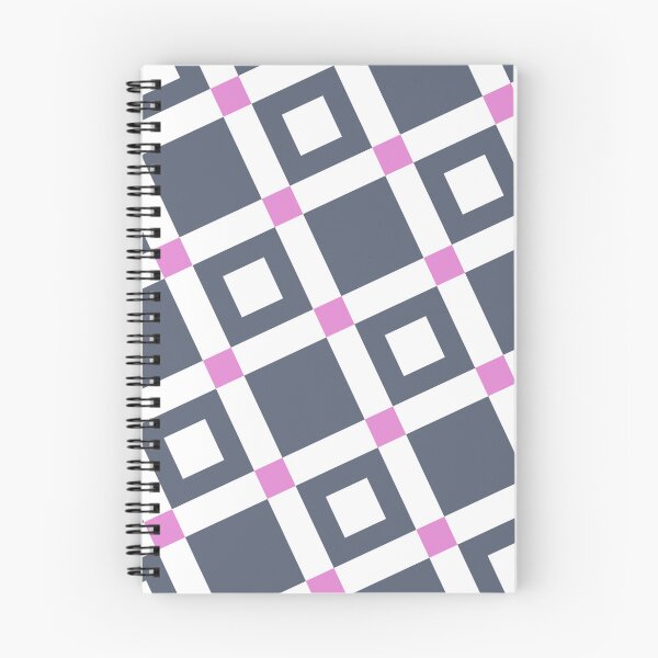 Item preview, Pink & Grey Tiled Squares Sectioned Continuous Absolute Diagrams designed and sold by Alchemy-A-La-G.