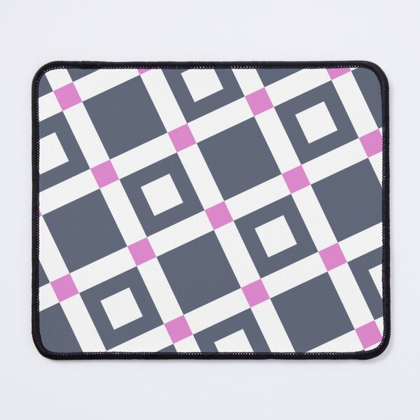 Item preview, Pink & Grey Tiled Squares Sectioned Continuous Absolute Diagrams designed and sold by Alchemy-A-La-G.