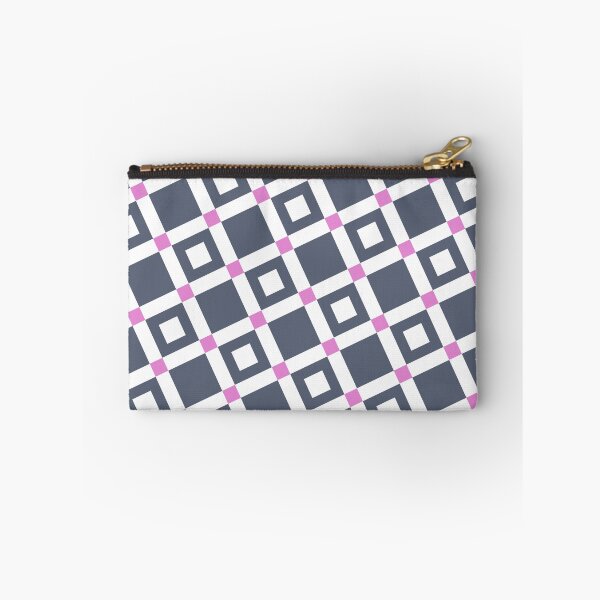 Item preview, Pink & Grey Tiled Squares Sectioned Continuous Absolute Diagrams designed and sold by Alchemy-A-La-G.
