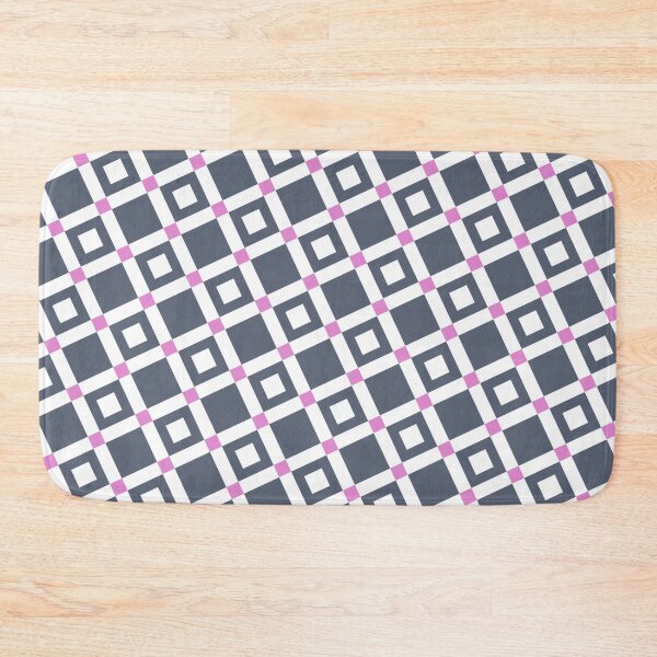 Item preview, Pink & Grey Tiled Squares Sectioned Continuous Absolute Diagrams designed and sold by Alchemy-A-La-G.