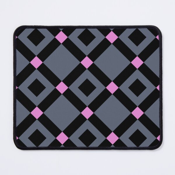 Item preview, Pink & Grey Tiled Squares Sectioned Continuous Absolute Diagrams designed and sold by Alchemy-A-La-G.