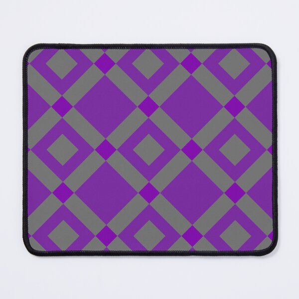 Item preview, Purple & Grey Tiled Squares Sectioned Continuous Absolute Diagrams designed and sold by Alchemy-A-La-G.
