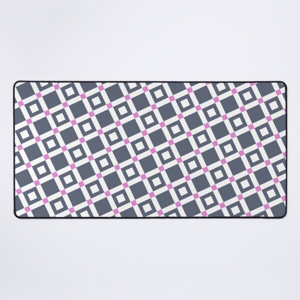 Item preview, Pink & Grey Tiled Squares Sectioned Continuous Absolute Diagrams designed and sold by Alchemy-A-La-G.