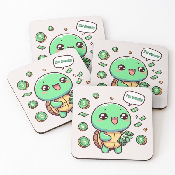 Item preview, Greedy Turtle designed and sold by LemuellTrends.