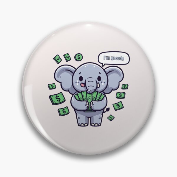 Item preview, Greedy Elephant designed and sold by LemuellTrends.
