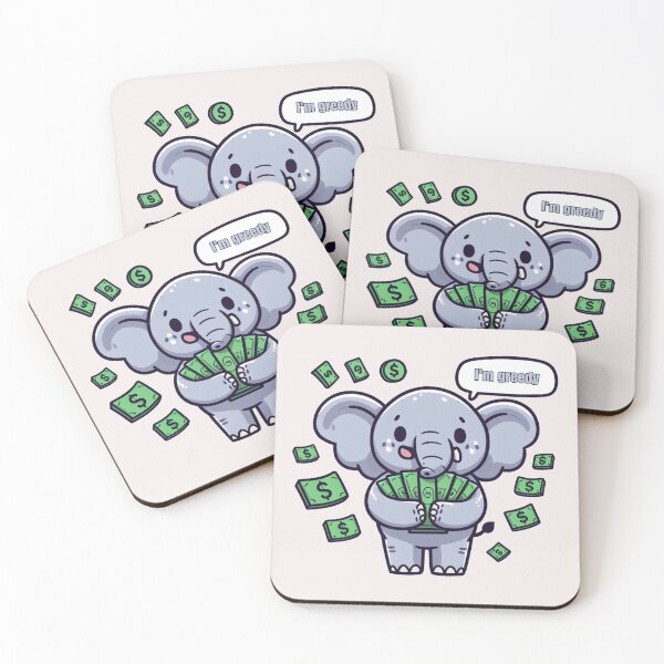 Item preview, Greedy Elephant designed and sold by LemuellTrends.
