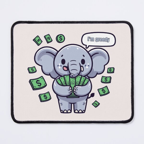 Item preview, Greedy Elephant designed and sold by LemuellTrends.