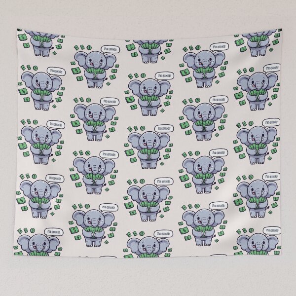 Item preview, Greedy Elephant designed and sold by LemuellTrends.