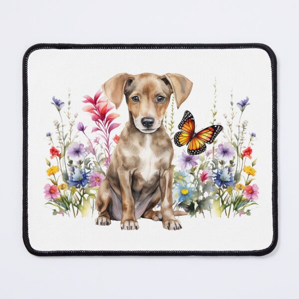 Item preview, Azawakh Puppy With Spring Flowers designed and sold by TheAnimalZ00.