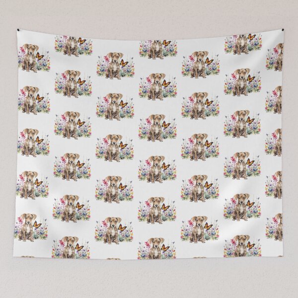 Item preview, Azawakh Puppy With Spring Flowers designed and sold by TheAnimalZ00.