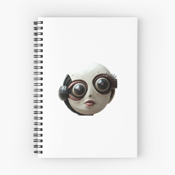 Item preview, Fantasy artwork modern head of a girl puppet character  designed and sold by TheCubedOne.