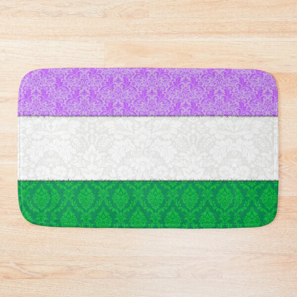 Item preview, Embellished Genderqueer Flag designed and sold by fibbunny.