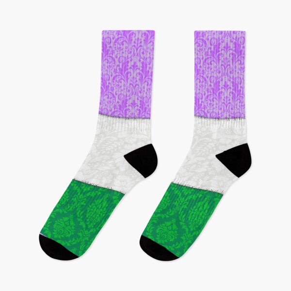 Item preview, Embellished Genderqueer Flag designed and sold by fibbunny.