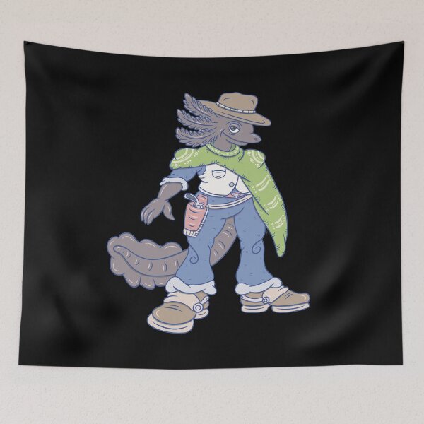 Item preview, cowboy axolotl designed and sold by red-vandal-art.