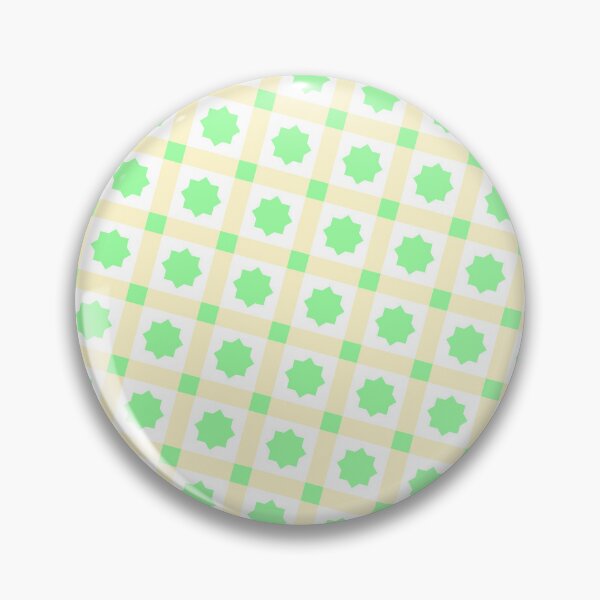 Item preview, Yellow & Green Octagram Star Tile Squared Absolute Diagrams designed and sold by Alchemy-A-La-G.
