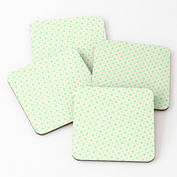 Item preview, Yellow & Green Octagram Star Tile Squared Absolute Diagrams designed and sold by Alchemy-A-La-G.