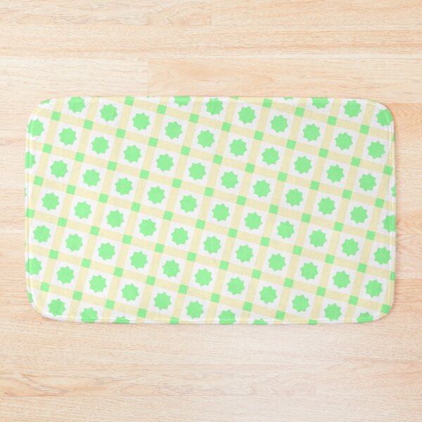 Item preview, Yellow & Green Octagram Star Tile Squared Absolute Diagrams designed and sold by Alchemy-A-La-G.