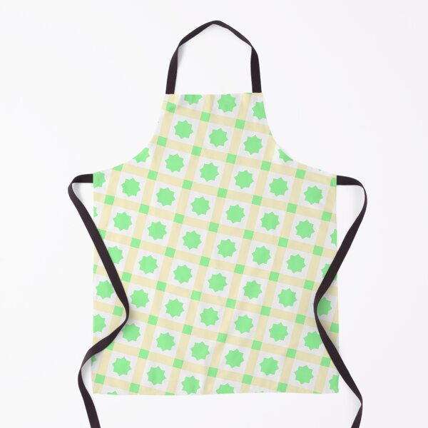 Item preview, Yellow & Green Octagram Star Tile Squared Absolute Diagrams designed and sold by Alchemy-A-La-G.