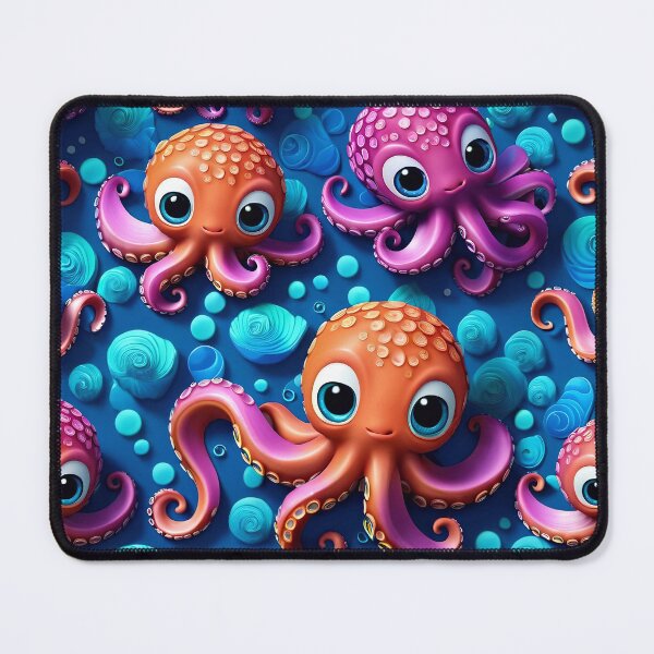 Item preview, Cute Kawaii Octopus Pattern designed and sold by TheArtOfPat.