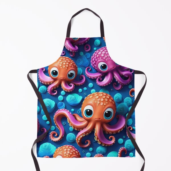 Item preview, Cute Kawaii Octopus Pattern designed and sold by TheArtOfPat.