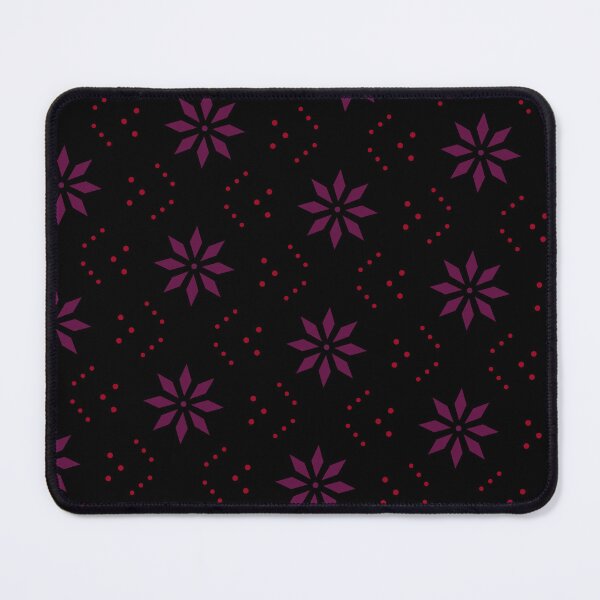 Item preview, Purple Batik Star Flowers & Red Dots Absolute Diagrams designed and sold by Alchemy-A-La-G.