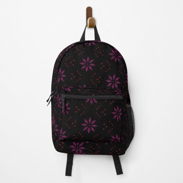 Item preview, Purple Batik Star Flowers & Red Dots Absolute Diagrams designed and sold by Alchemy-A-La-G.