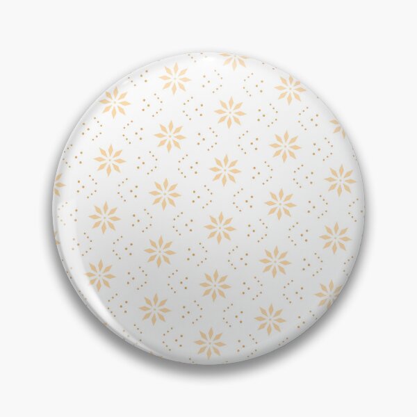 Item preview, Beige Tan Batik Star Flowers White Absolute Diagrams designed and sold by Alchemy-A-La-G.