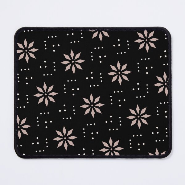 Item preview, Peach Batik Star Flowers & White Dots Absolute Diagrams designed and sold by Alchemy-A-La-G.