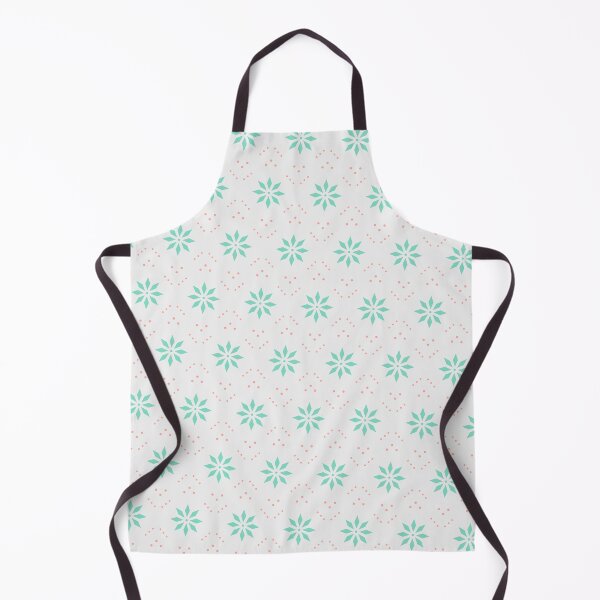 Item preview, Green Batik Star Flowers & Pink Dots Absolute Diagrams designed and sold by Alchemy-A-La-G.