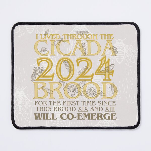 Item preview, Cicada Brood XIX & XII 2024 Emergence - Not Since 1803 designed and sold by blankslategardn.