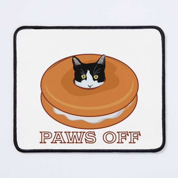 Item preview, Paws off my bagel cat designed and sold by EsjCreative.