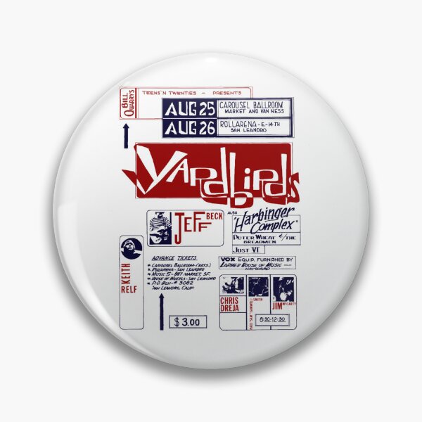 Item preview, Yardbirds  The Concert Poster designed and sold by HarleyWelch.