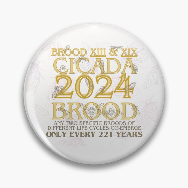 Item preview, Cicada Brood XIX & XII 2024 Emergence - Every 221 Years designed and sold by blankslategardn.
