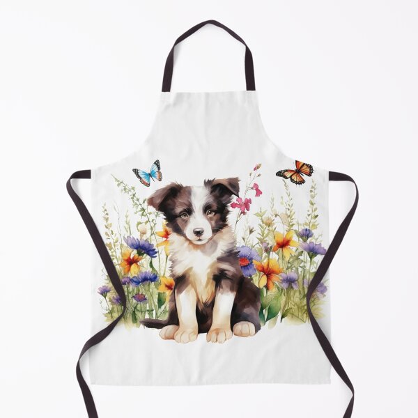 Item preview, Border Collie Puppy With Spring Flowers designed and sold by TheAnimalZ00.