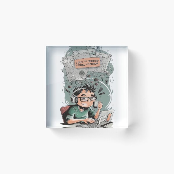 Item preview, I put the Error in Trial and Error designed and sold by softwaretesting.