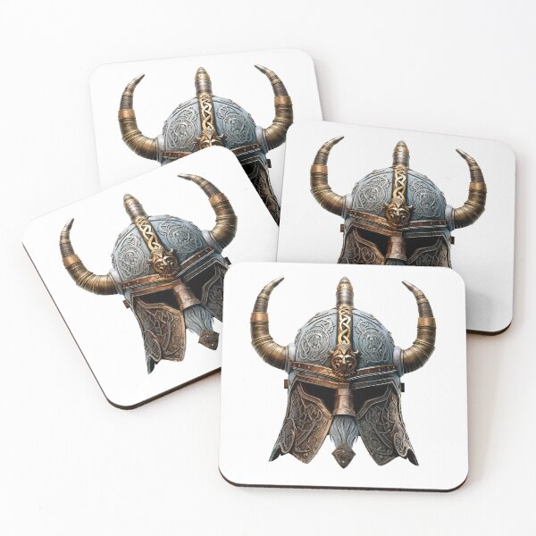 Item preview, Artistic Style Viking Helmet Medieval Warrior Helmet, Logo, Sticker, Wall arts, Art Prints and Mo designed and sold by Kevin Lou.