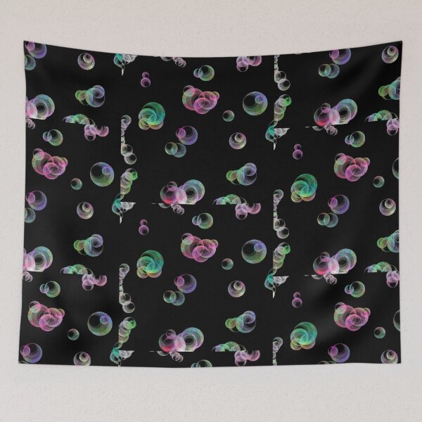 Item preview, Rainbow Dot Delight: Vivid Polka on Black designed and sold by RckymtnNinjaCat.