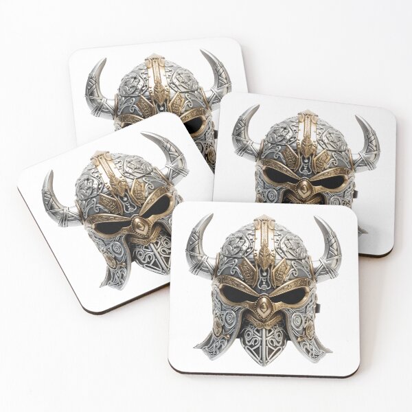 Item preview, Artistic Style Viking Helmet Medieval Warrior Helmet, Logo, Sticker, Wall arts, Art Prints and Mo designed and sold by Kevin Lou.