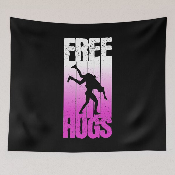 Item preview, Divertida Abrazos Gratis Lucha Libre designed and sold by ArtFromBeyond.