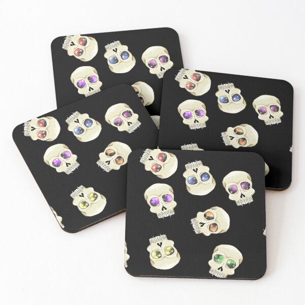Item preview, Pattern skulls with galaxy eyes designed and sold by Bailey Swinney.