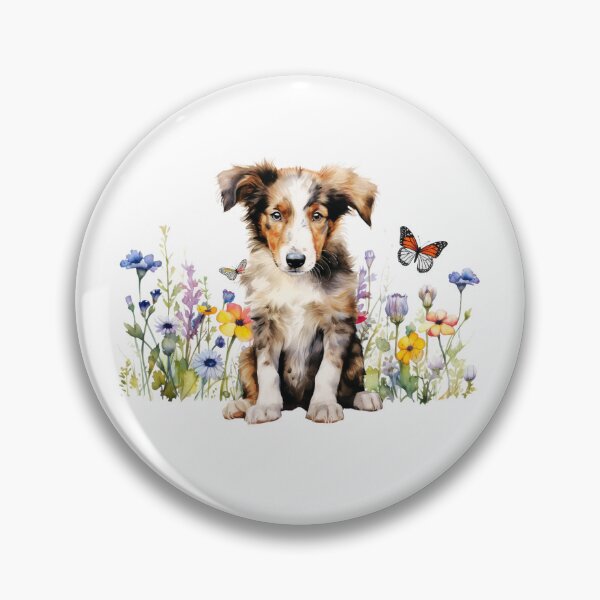 Item preview, Borzoi Puppy With Spring Flowers designed and sold by TheAnimalZ00.