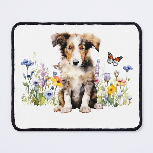 Item preview, Borzoi Puppy With Spring Flowers designed and sold by TheAnimalZ00.