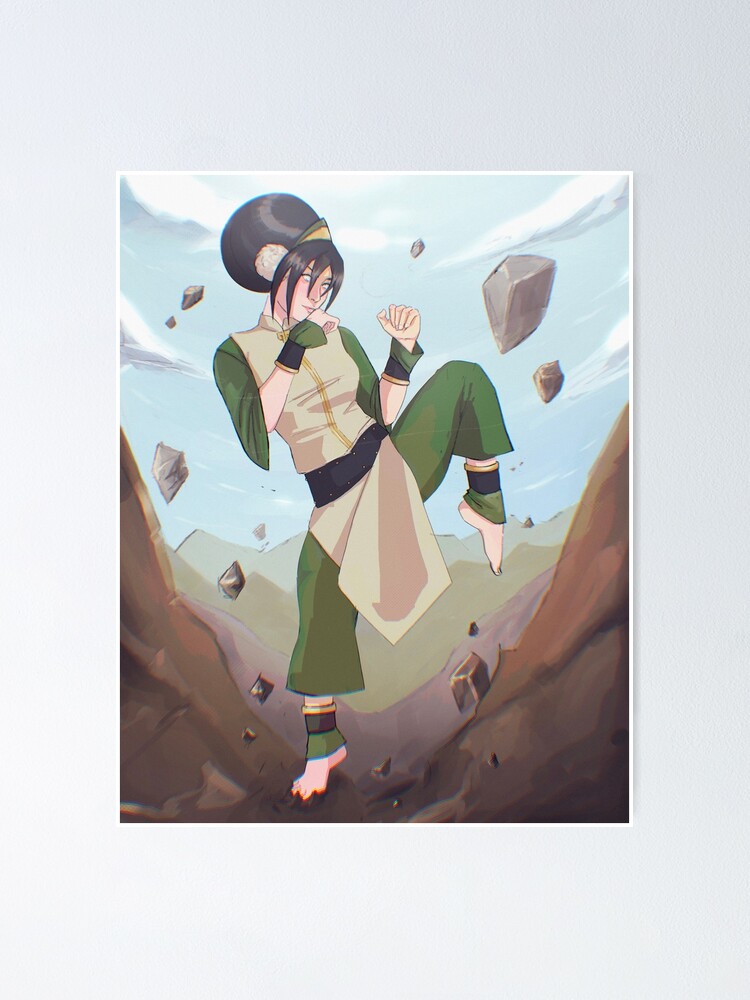 Toph factory Earth Kingdom Poster Painting canvas 12*18inch