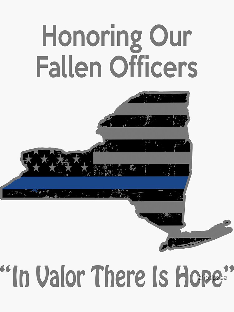 "New York State Police New York State Trooper Gifts" Sticker for Sale