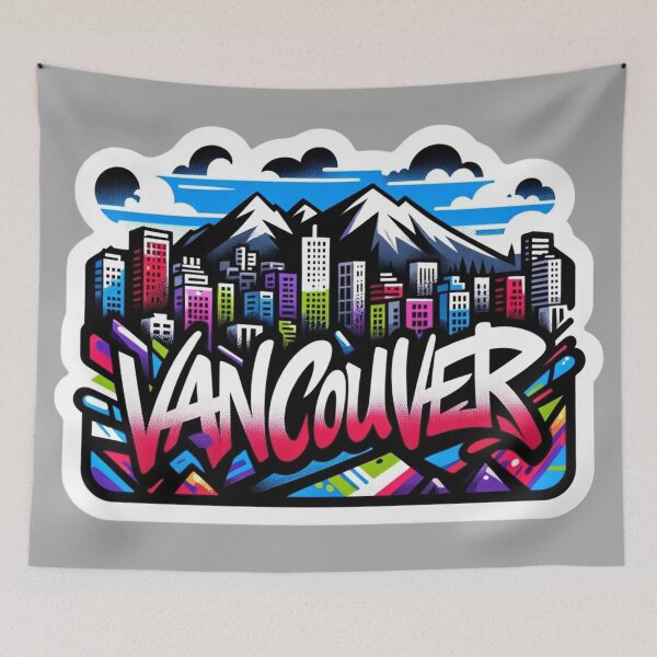 Item preview, Vancouver Graffiti Skyline designed and sold by PinUpPizzazz.