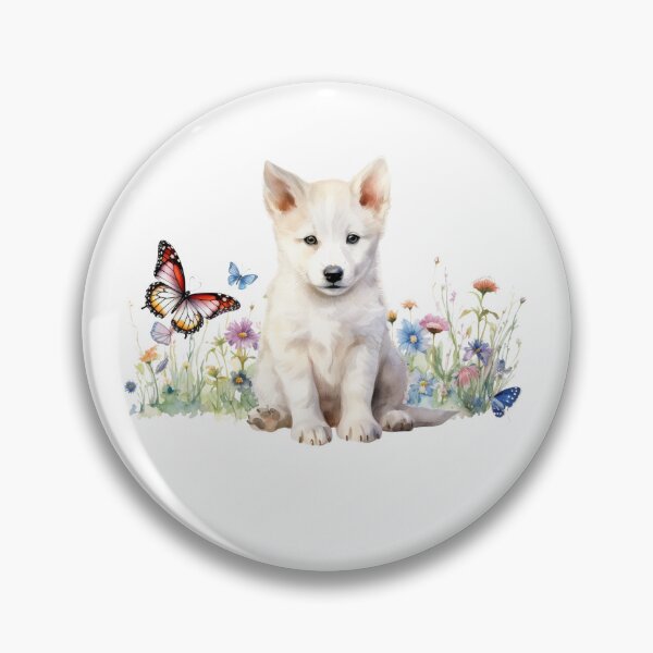 Item preview, Canaan Puppy Spring Flowers designed and sold by TheAnimalZ00.