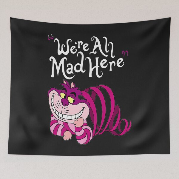 Item preview, 196 Virtuoso Delicate Eye Magic Nice Cheshire Cat Were All Mad Here Cat Cute Fan designed and sold by ElaineAfuola.
