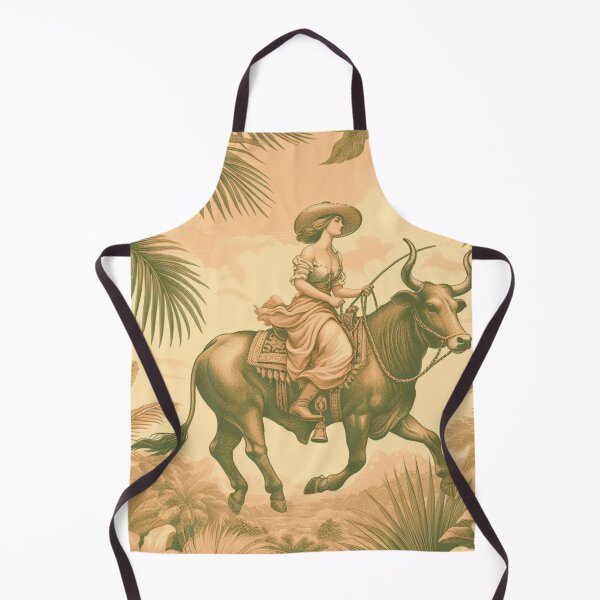 Aperçu de l'œuvre Cowgirl de Floride sur Brahma Bull créée et vendue par FloridaWildOnes.