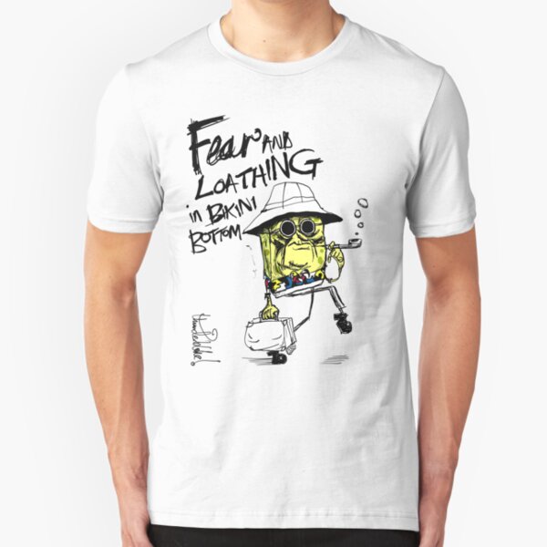 Fear and Loathing in Bikini Bottom Slim Fit T-Shirt
