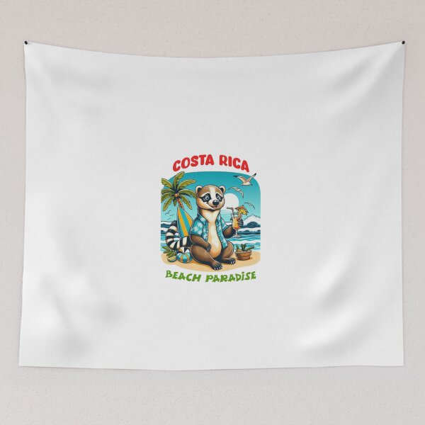 Item preview, Beach Relax Coati designed and sold by LindoDesign.